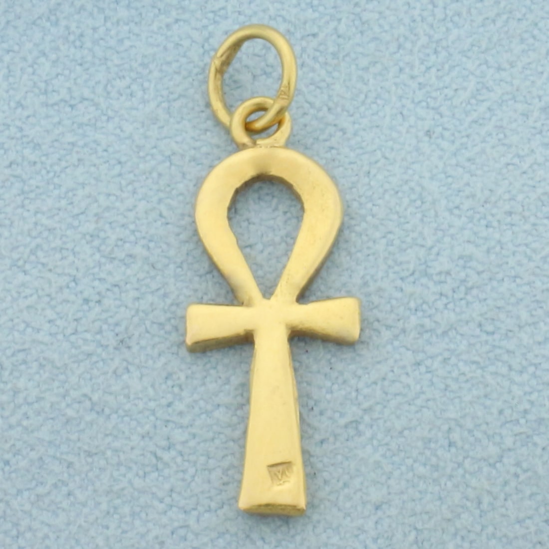 Egyptian Ankh Charm or Pendant in18k Yellow Gold (1 of 2)