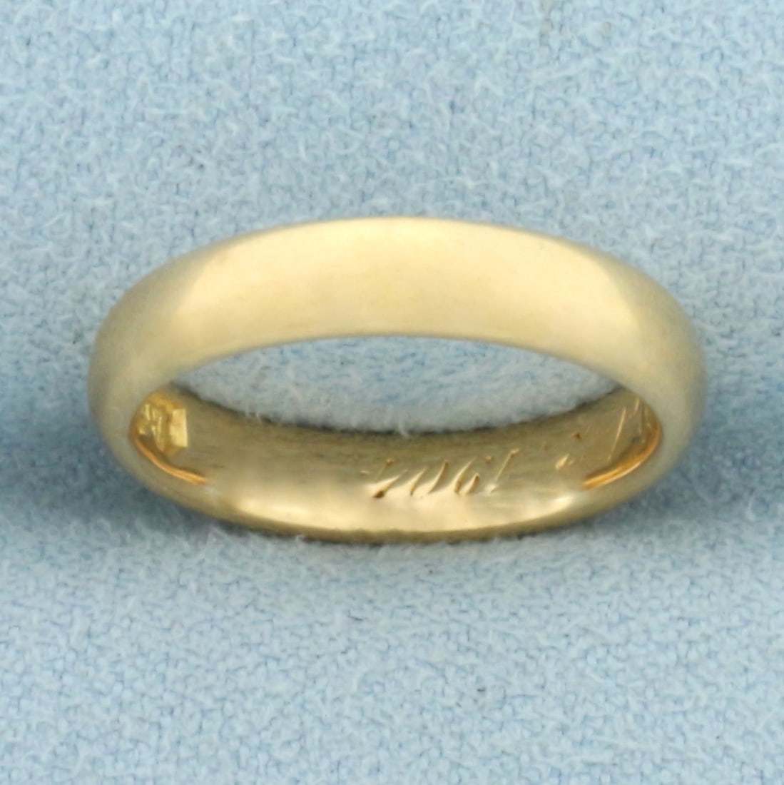Antique 1904 Wedding Band Ring in 18k Yellow Gold (1 of 2)