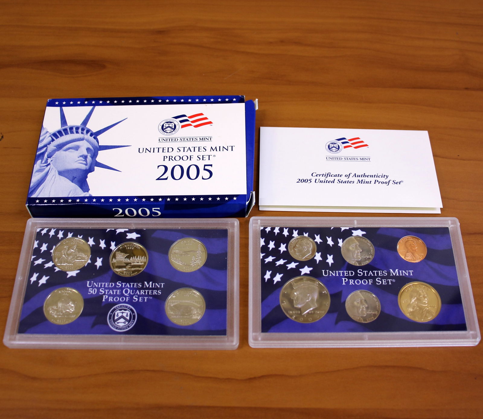 US Mint Proof Set Original Government Packaging OGP COA (1 of 2)