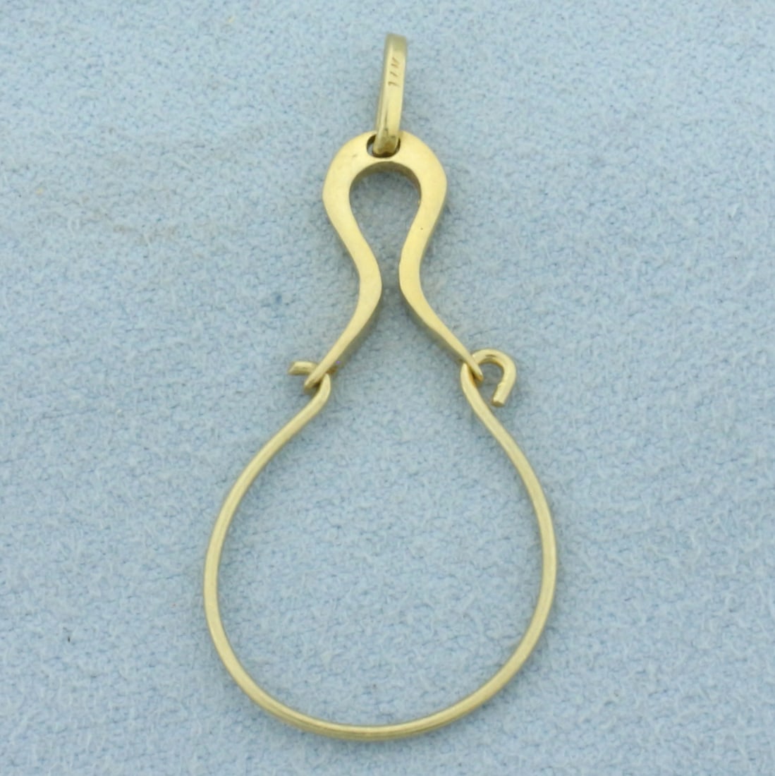 Charm Holder Pendant in 14k Yellow Gold (1 of 2)