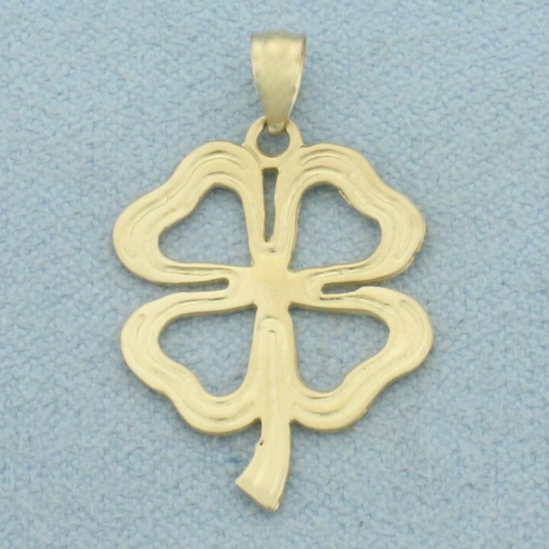 Four Leaf Clover Pendant in 14k Yellow Gold (1 of 2)