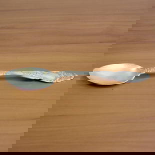 Vintage International "Cloeta" Sterling Silver Teaspoon: In .925 Sterling Silver. Contains one teaspoon. 6 inches long. 25.5g.