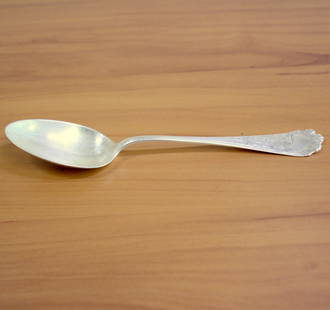 Antique Wood and Hughes "Victoria No 80" Sterling Silver Spoon: In .925 Sterling Silver. Contains one 6 5/8 inch spoon. 30.9g.