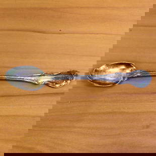 Towle "French Provincial" Sterling Silver Infant Feeding Spoon: In .925 Sterling Silver. 4 7/8 inches. 18.8g.