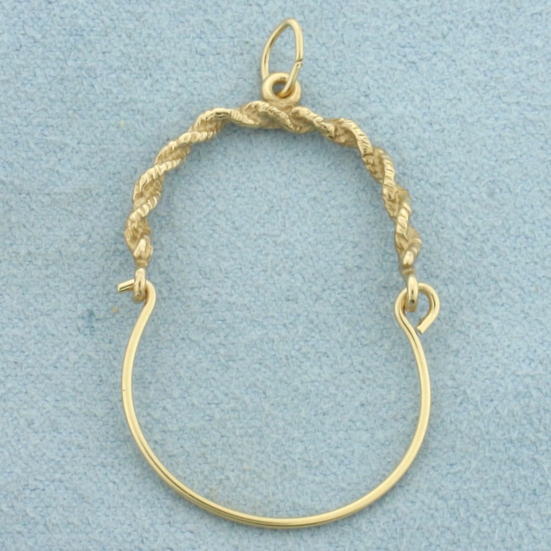 Charm Holder Pendant in 14k Yellow Gold (1 of 2)
