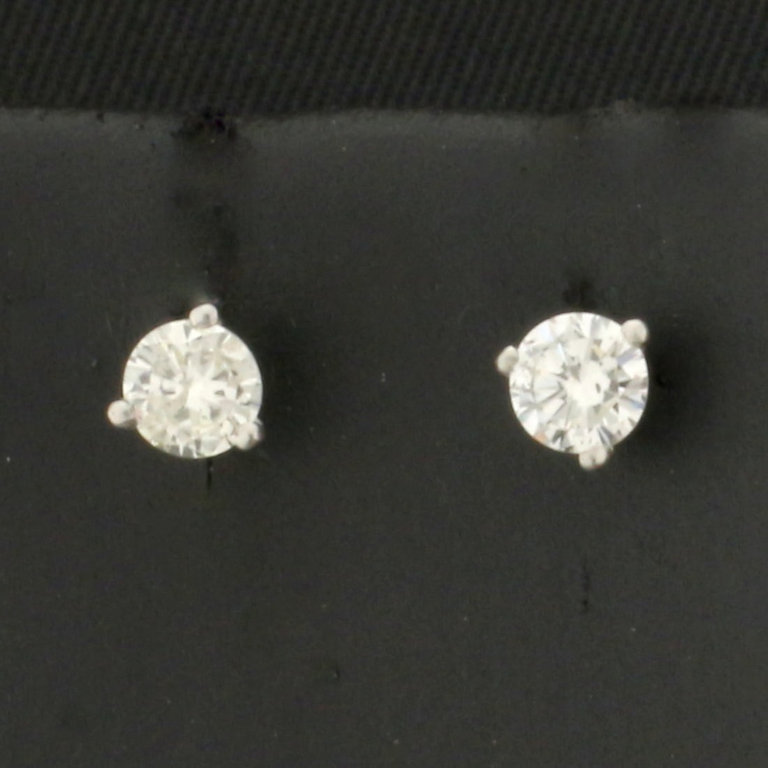 1/2ct Natural Diamond Stud Earrings in Platinum Settings (1 of 2)
