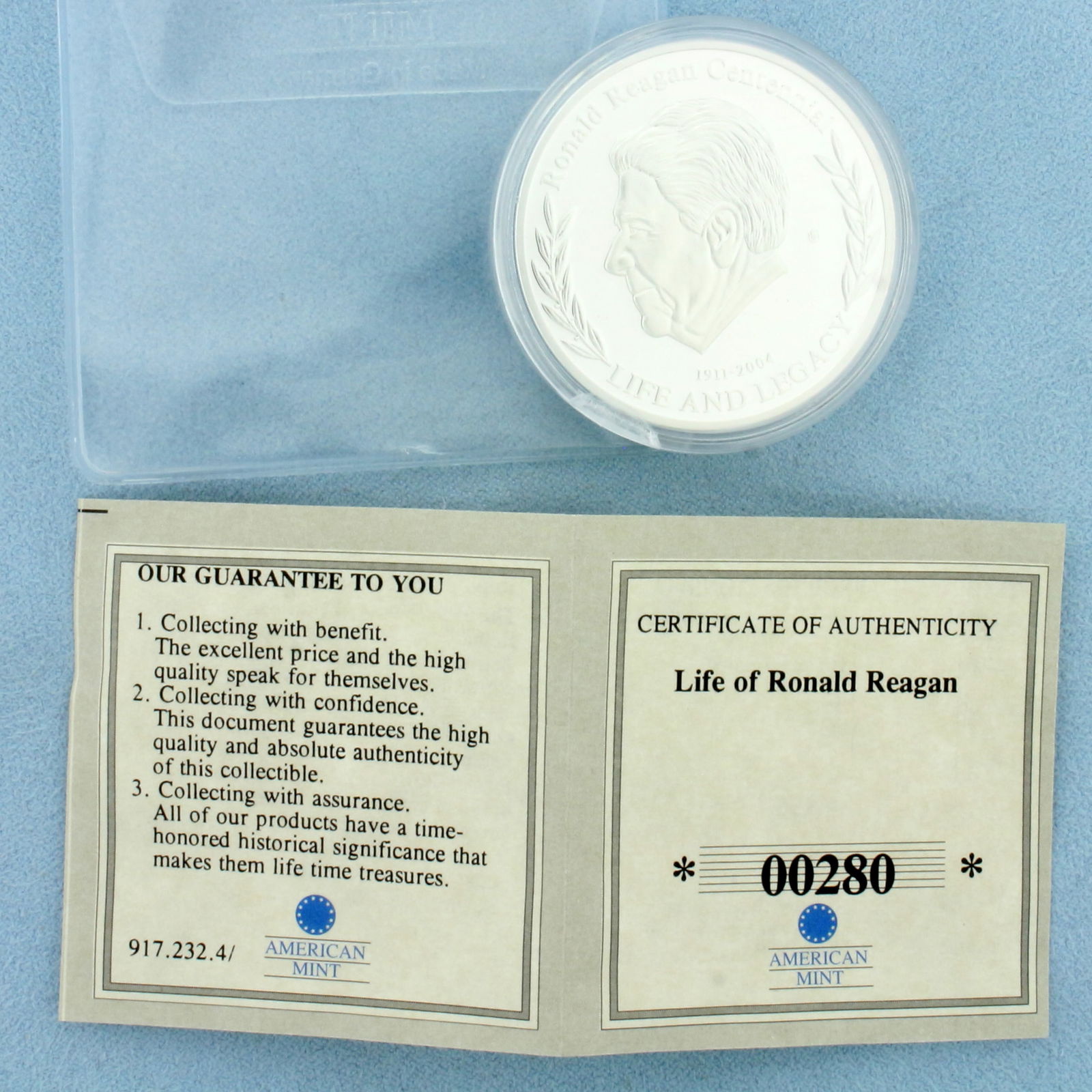 American Mint Life of Ronald Reagan Republican National Convention Proof Coin with COA (1 of 2)