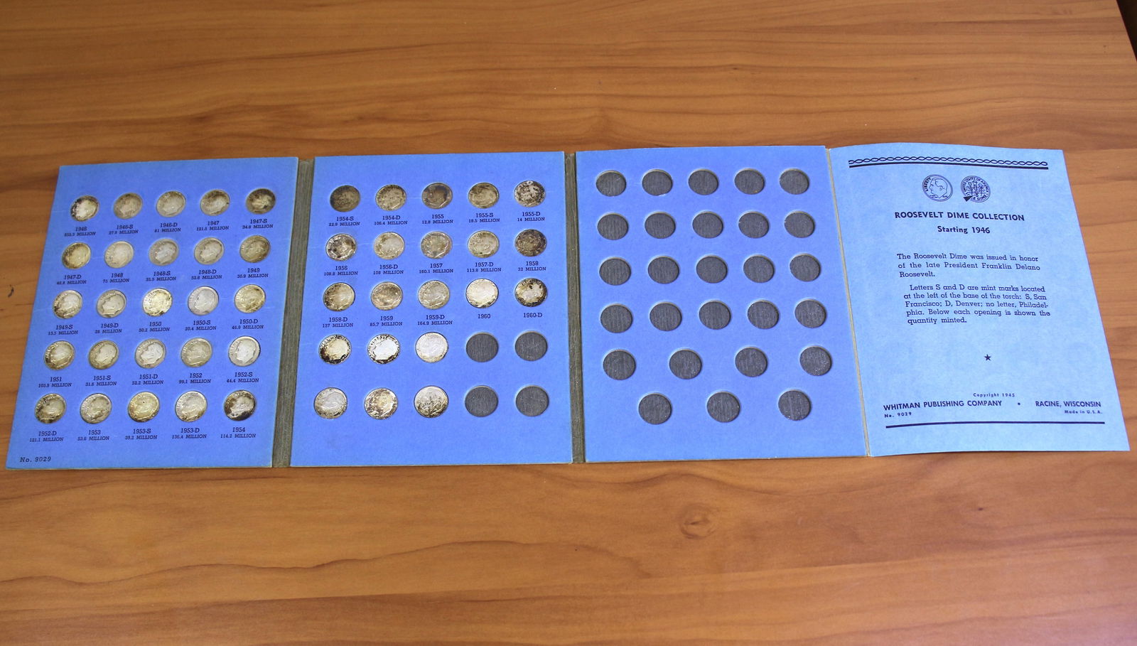 Roosevelt Dime 90% Silver Collection From 1946-1964 (1 of 2)