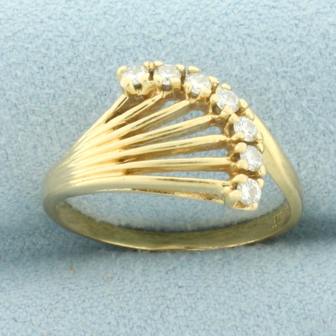 Diamond Spray Ring in 14k Yellow Gold (1 of 4)