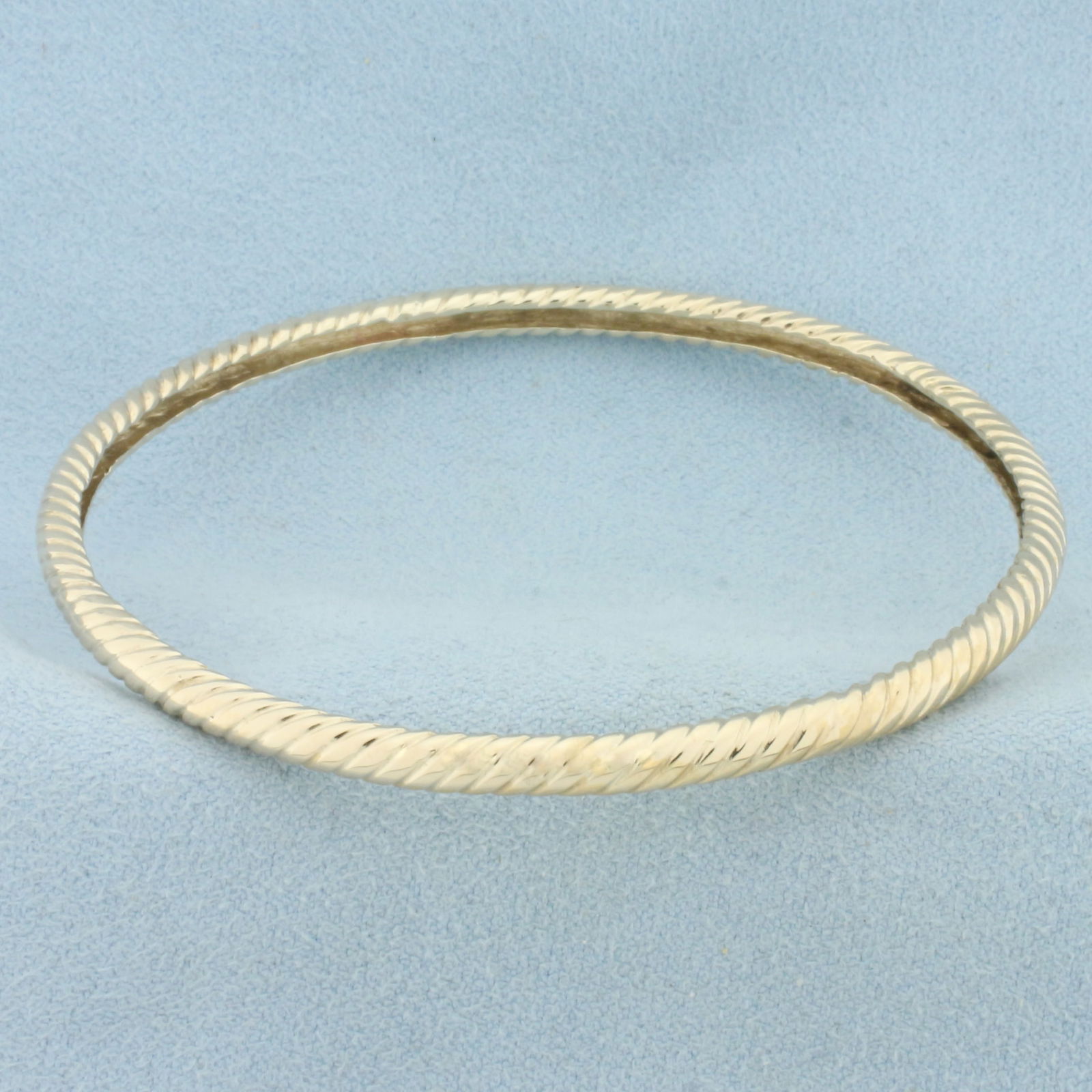 Rope Bangle Bracelet in 14k Yellow Gold (1 of 2)
