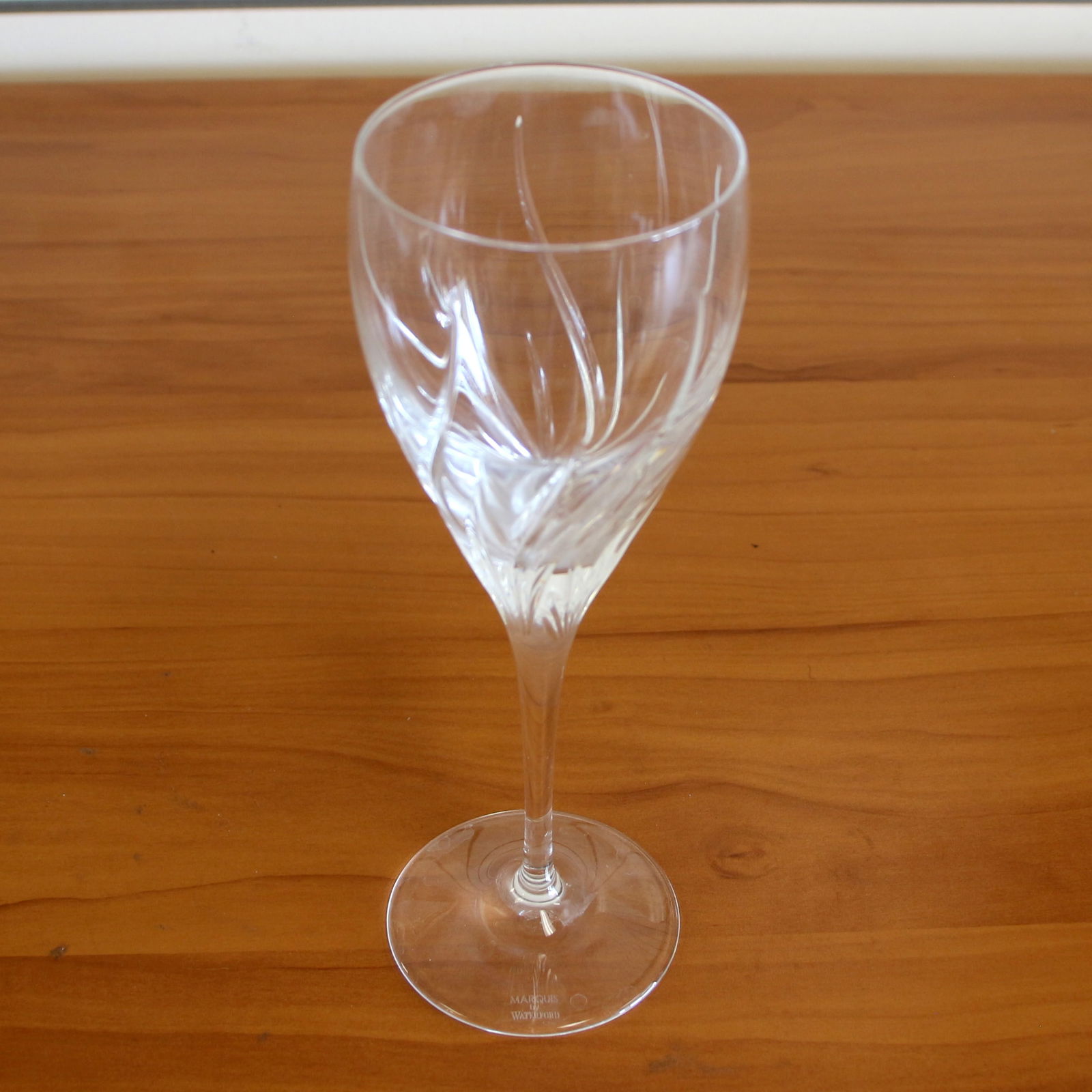Waterford Marquise Summer Breeze Crystal Water Goblet: One 8 5/8 inches water goblet. Excellent condition, no cracks or chips.