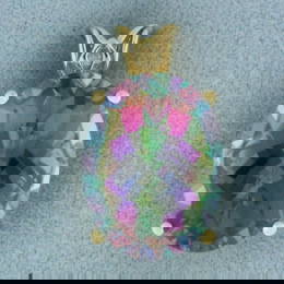 10ct Mystic Topaz Pendant in 14k Yellow Gold