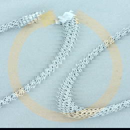 John Hardy Icon Dot Collection Bracelet in Sterling Silver and 18k Yellow Gold