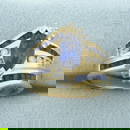 Vintage Sapphire and Diamond Ring in 14k Yellow Gold