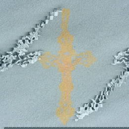 Crucifix Jesus Pendant in 14k Yellow, Rose, and White Gold