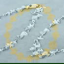 Sealife Seashell, Fish, Starfish, and Sand Dollar Bracelet in 14k Yellow Gold