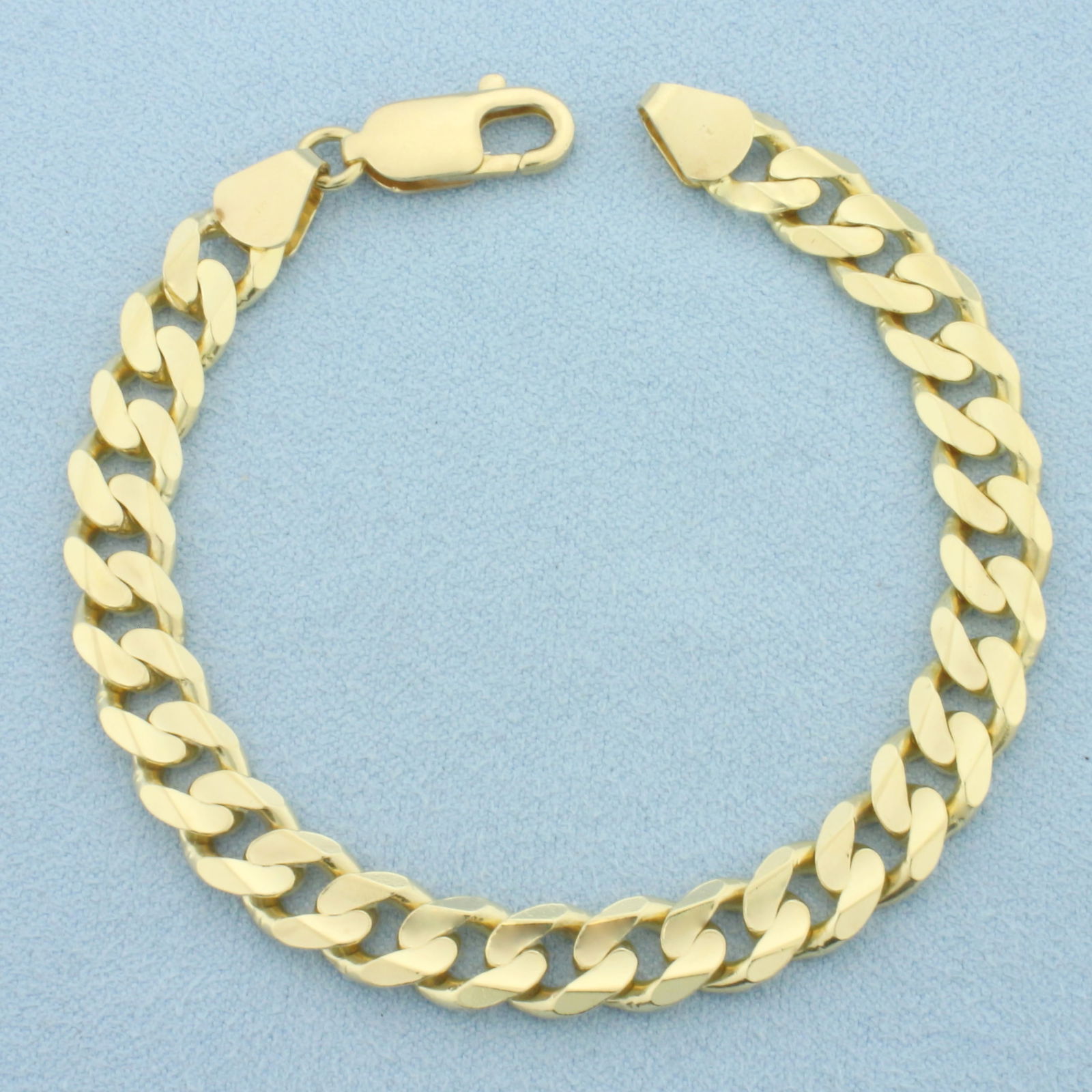 Italian Curb Link Bracelet in 14k Yellow Gold (1 of 2)