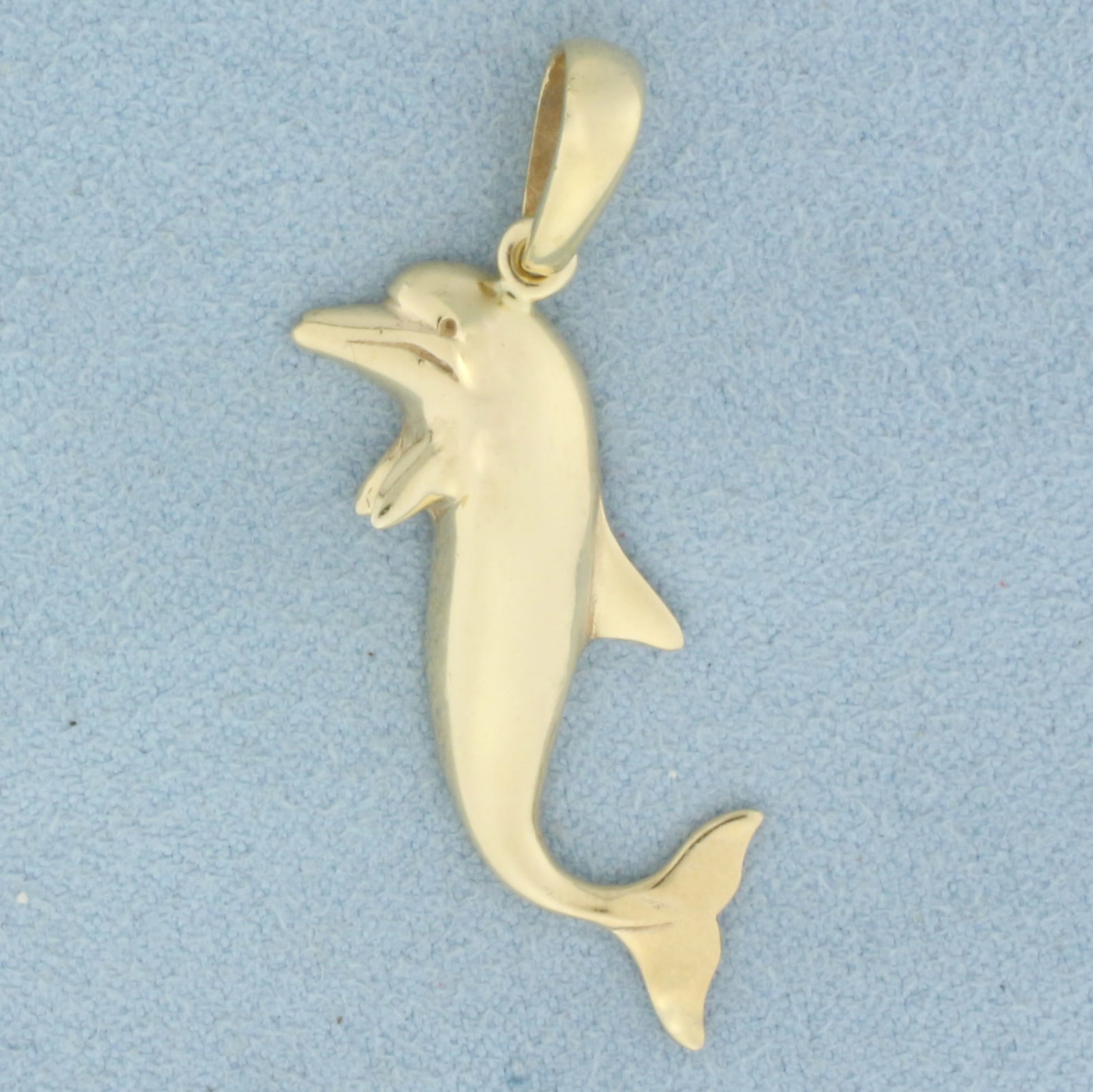 Dolphin Pendant in 14k Yellow Gold (1 of 2)