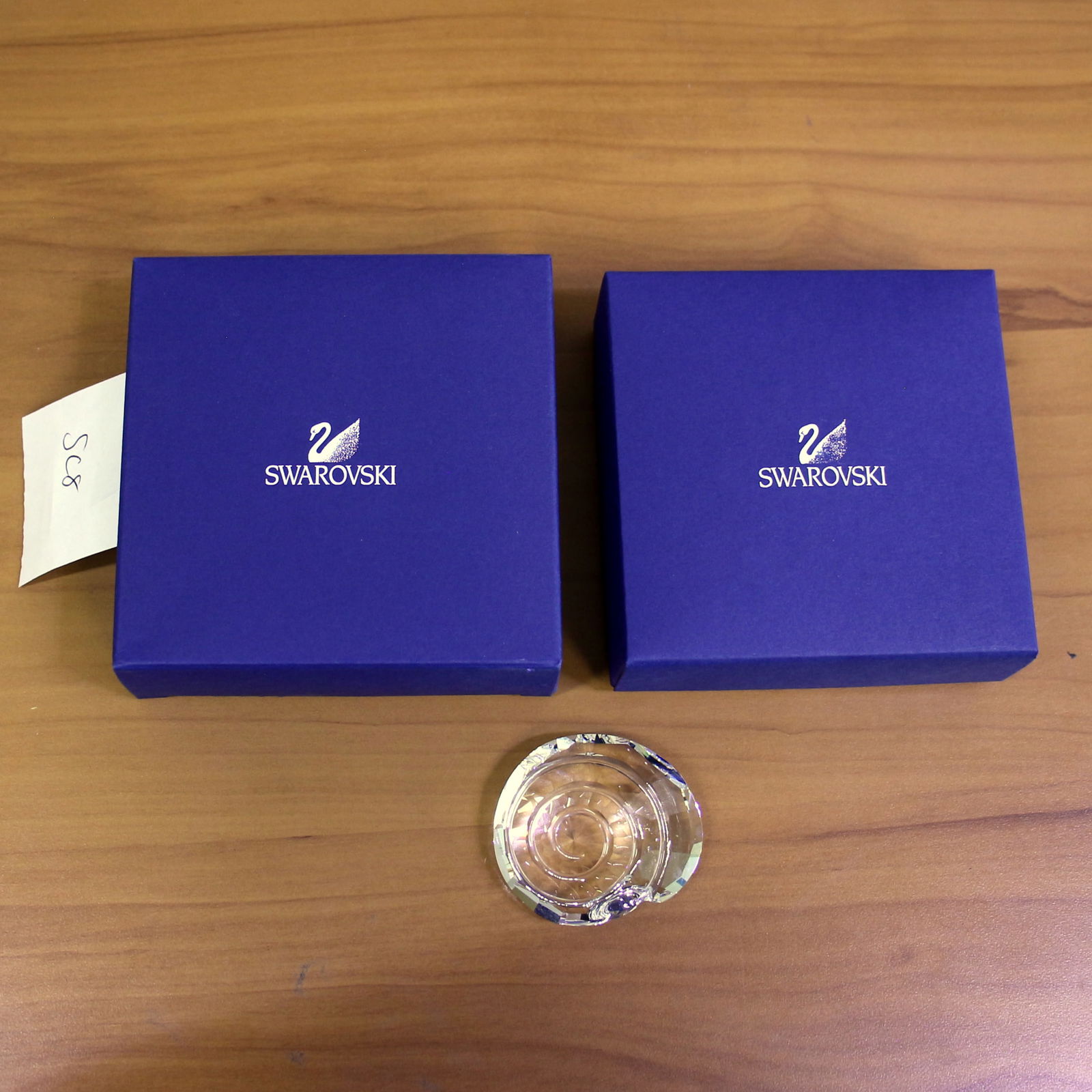Swarovski Crystal 880693 Nautilus Spiral Top Shell with Box: Excellent condition with original boxes.