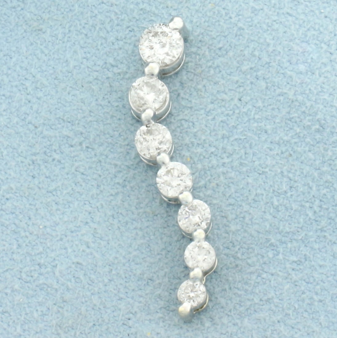 Diamond Journey Pendant in 14k White Gold (1 of 3)