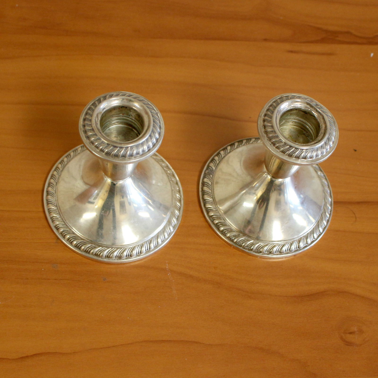 Alvin S41 Sterling Silver Candlestick Holders Set of 2 (1 of 3)