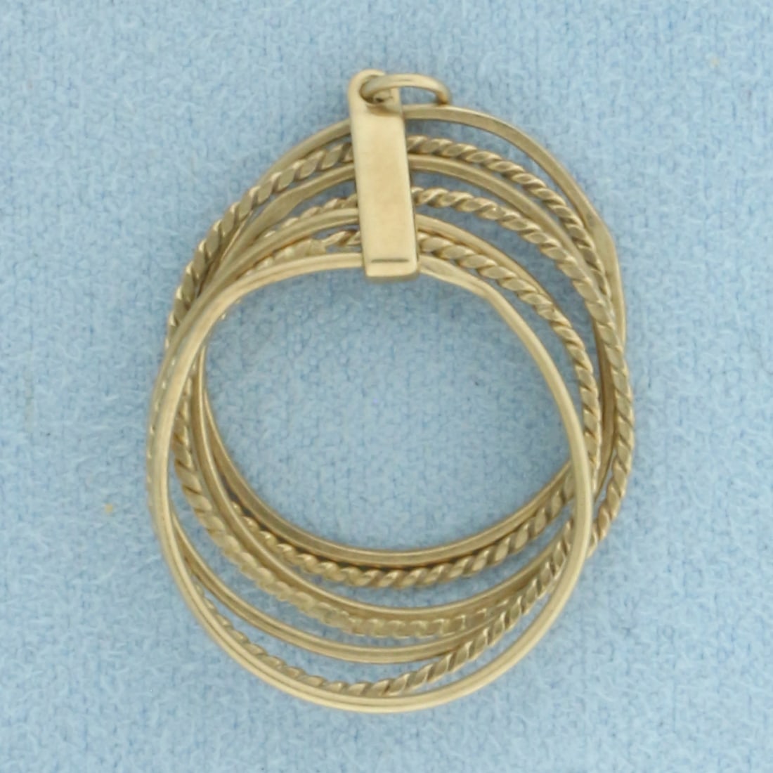 Seven Stackable Ring Set in 14k Yellow Gold - 2