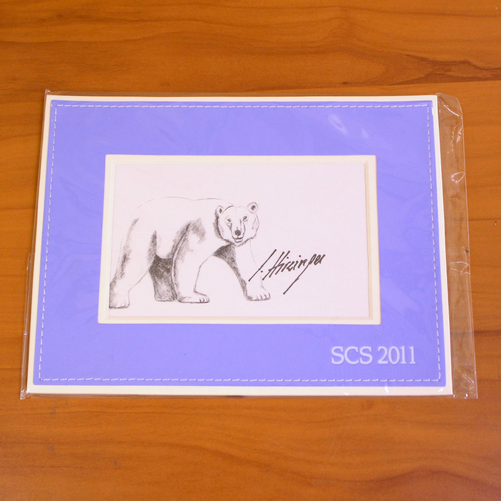 SWAROVSKI Siku Polar Bear SCS 2011 Signed Matted Print Lithograph 1271720: Never used, in original packaging.