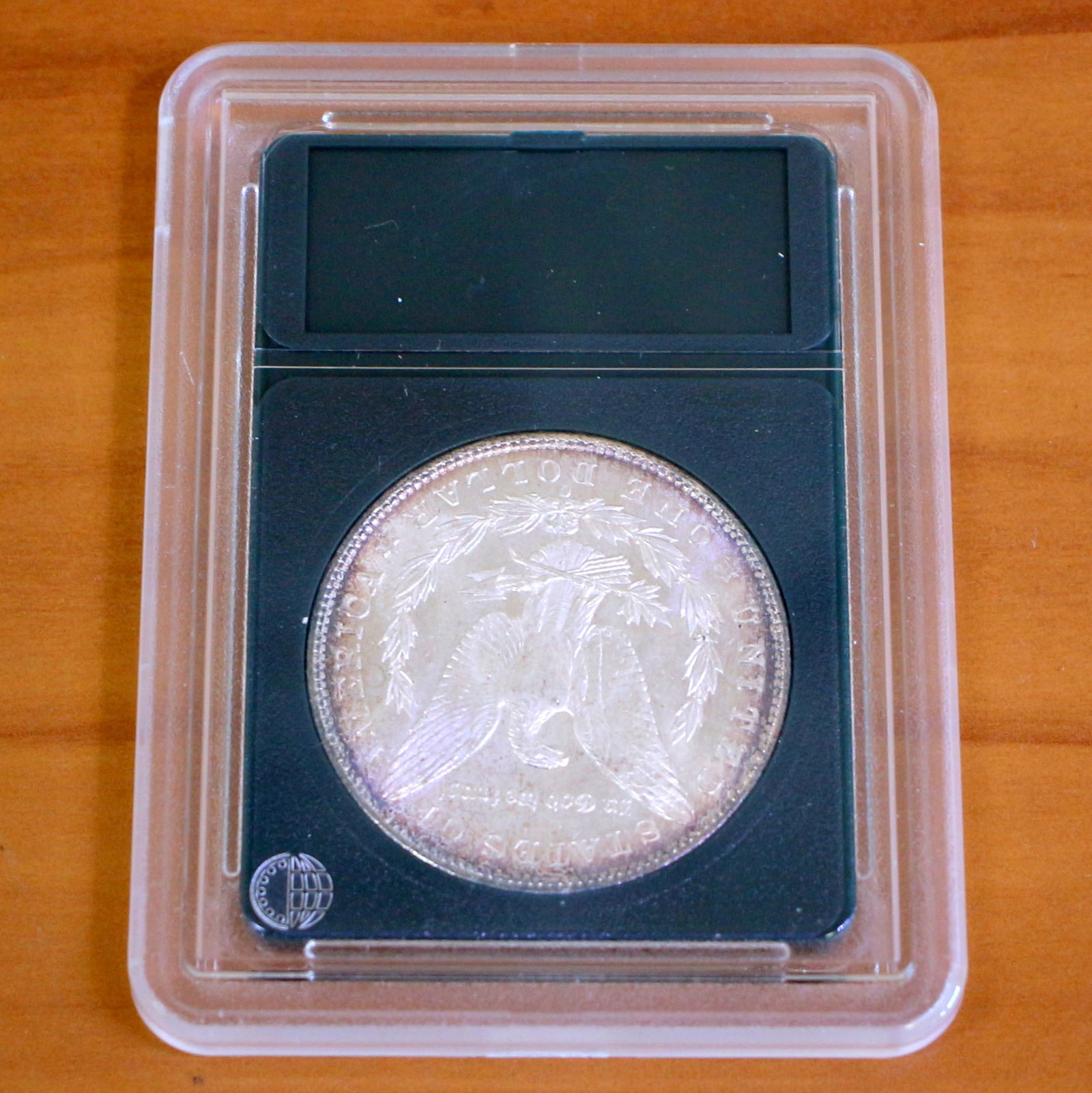 Morgan Silver Dollar Coin in Slab - 2