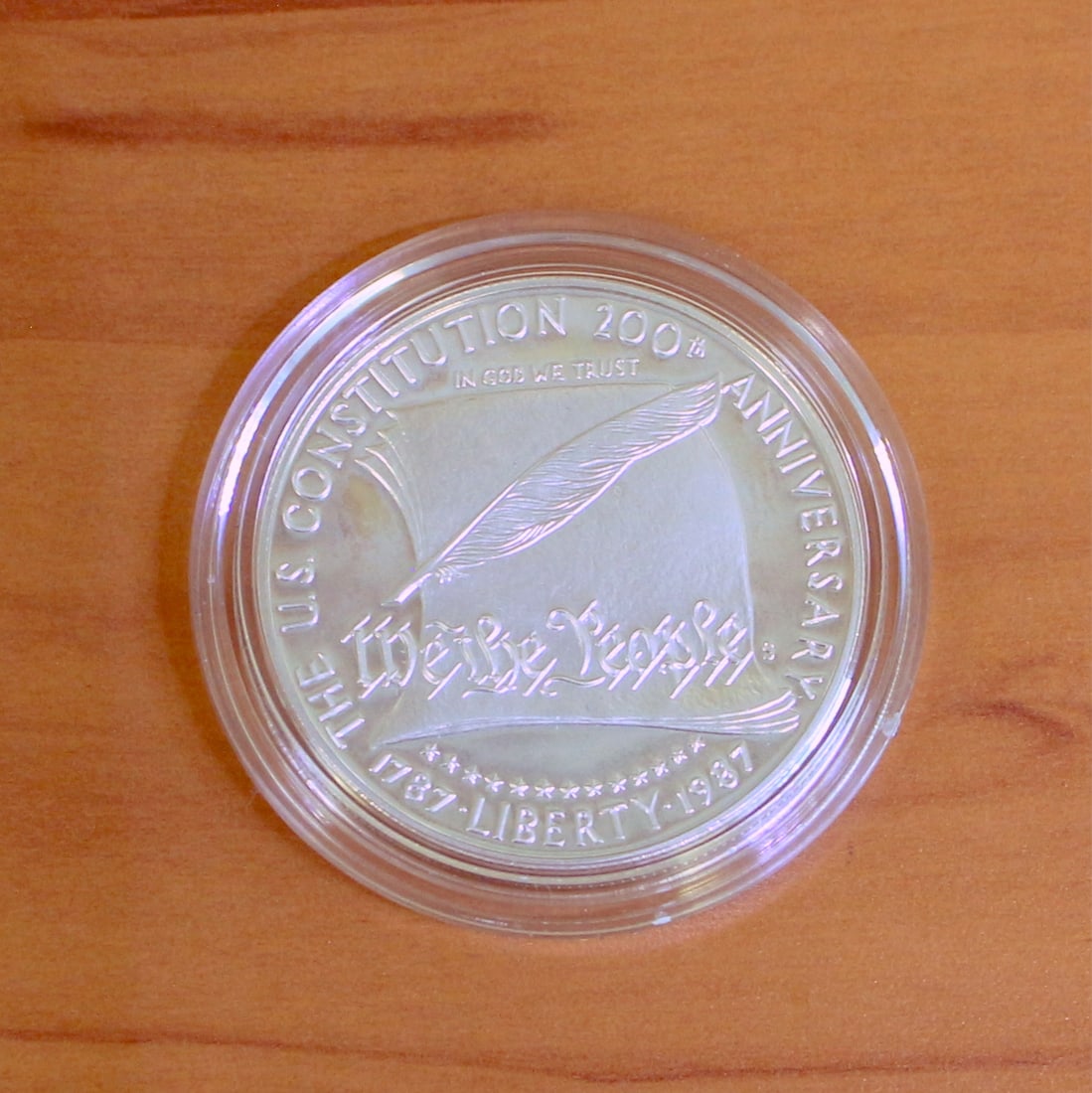 US Mint Constitution Silver Dollar OGP - 2