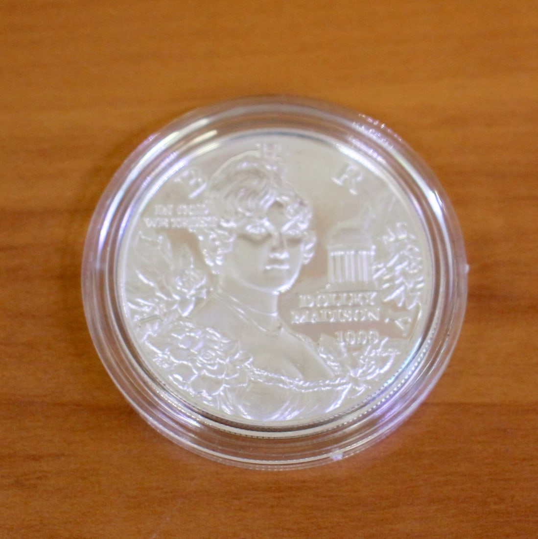 US Mint Dolley Madison Silver Dollar Proof Coin OGP - 2