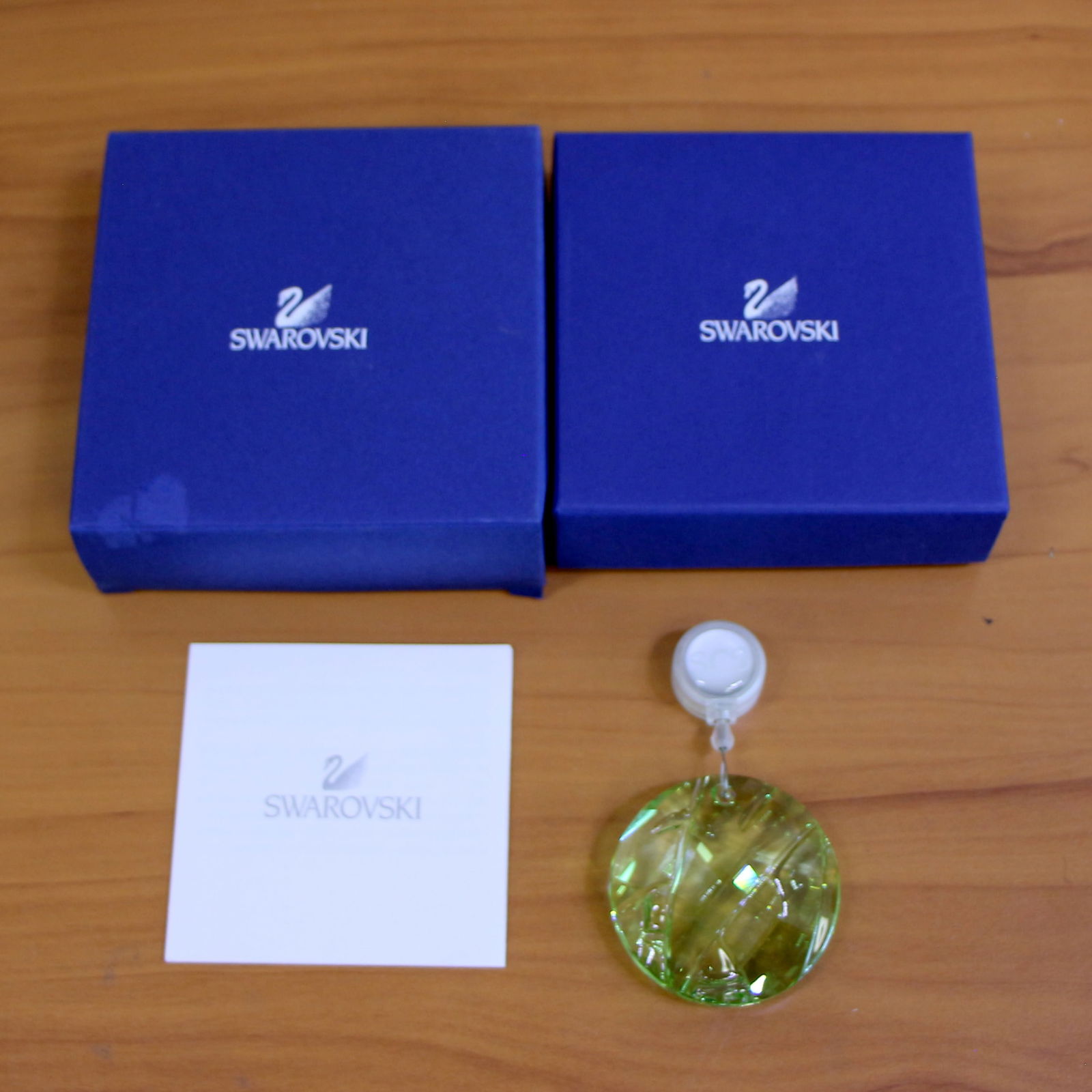 Swarovski Crystal 905542 Green Bamboo Window Suncatcher with Box 2008: Excellent condition with box.