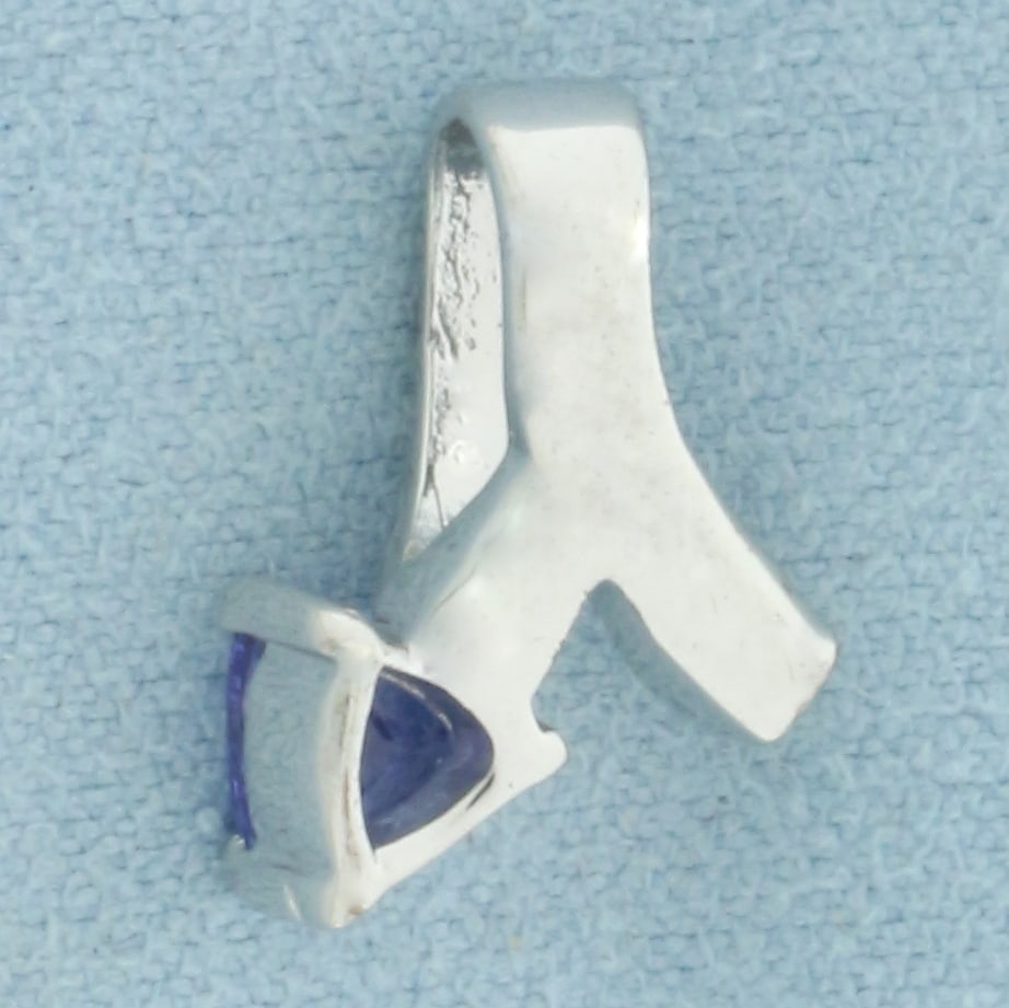 Lab Tanzanite Pendant - 2