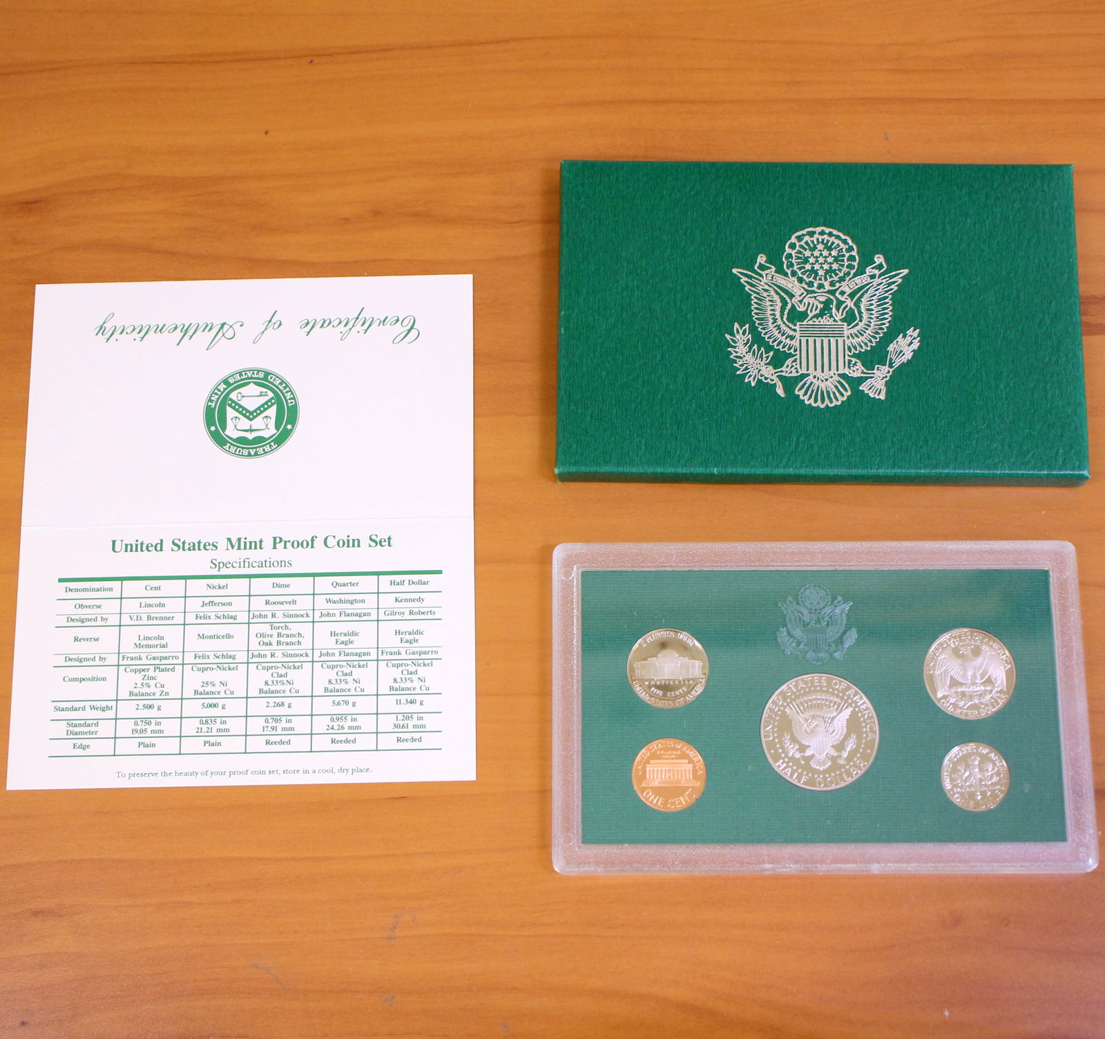 US Mint Proof Coin Set OGP - 2