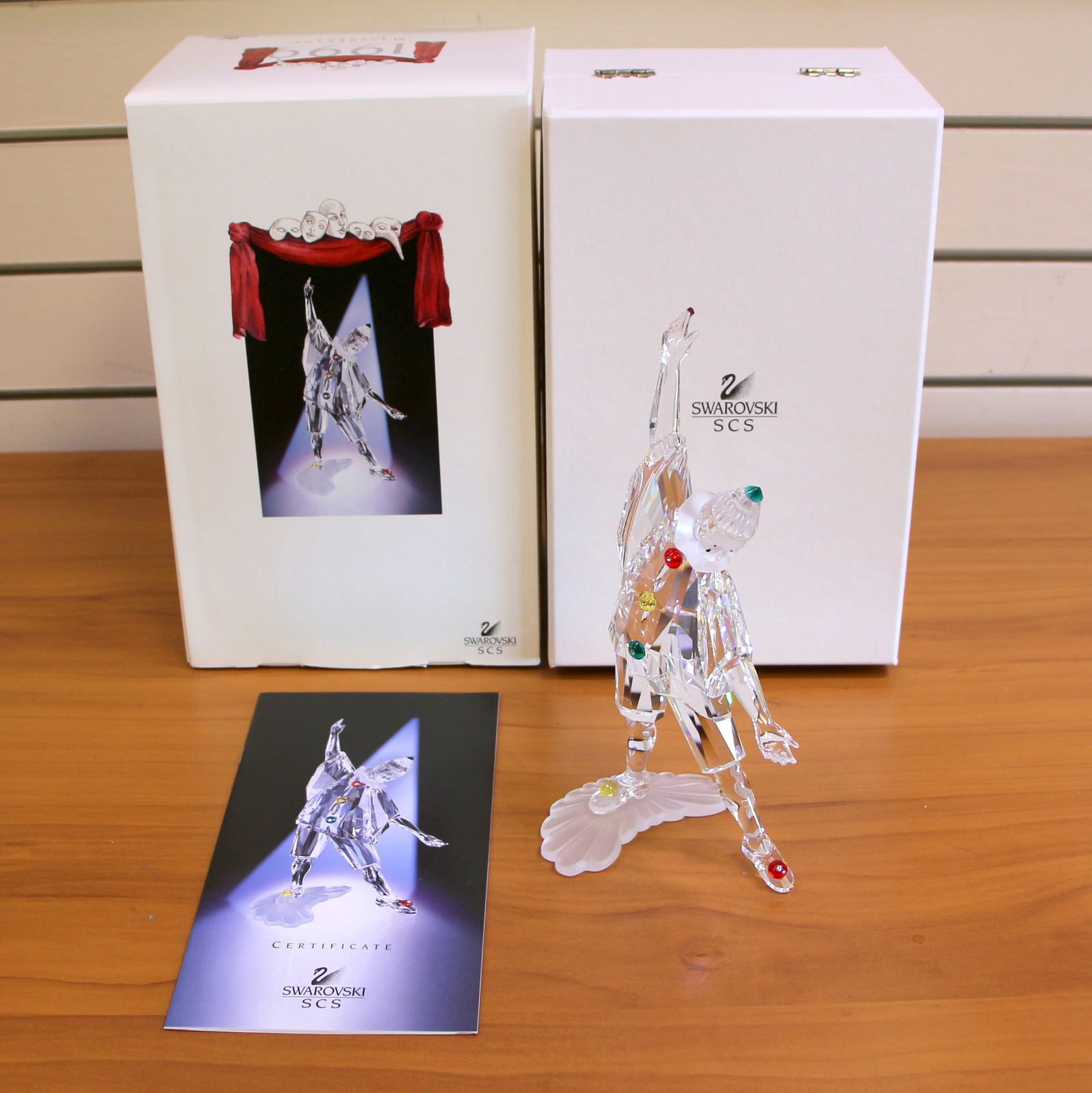Swarovski Crystal 1999 Masquerade Pierrot SCS with Box and COA (1 of 4)