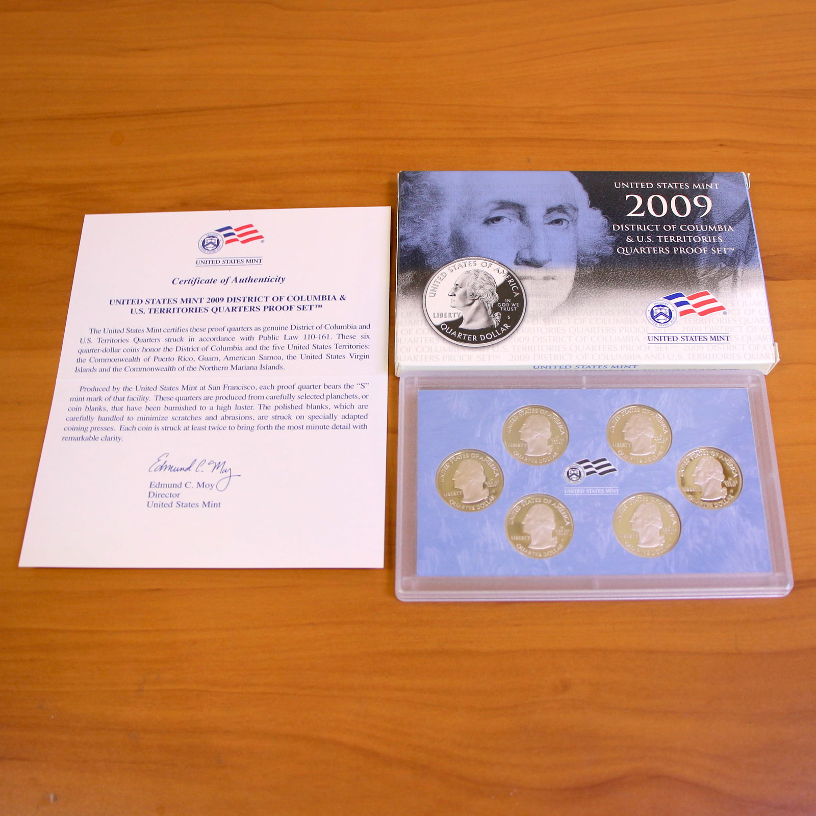 2009 US Mint Quarters Proof Coin Set OGP (1 of 3)