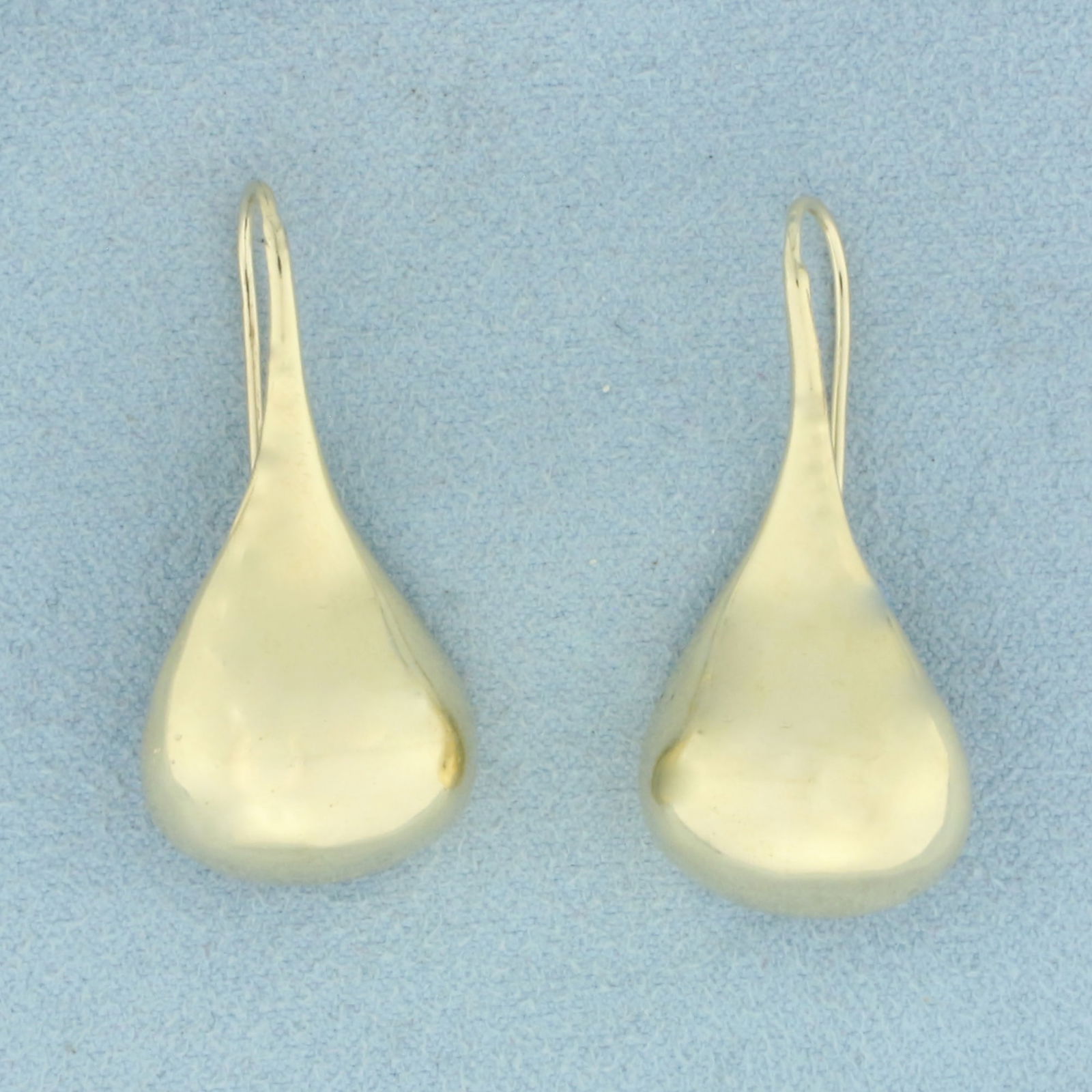 Large Teardrop Earrings in 14k Yellow Gold (1 of 3)