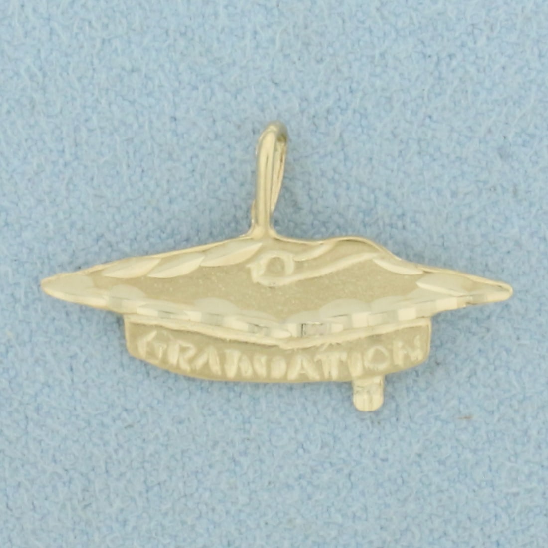 Graduation Cap Pendant or Charm in 14k Yellow Gold (1 of 2)