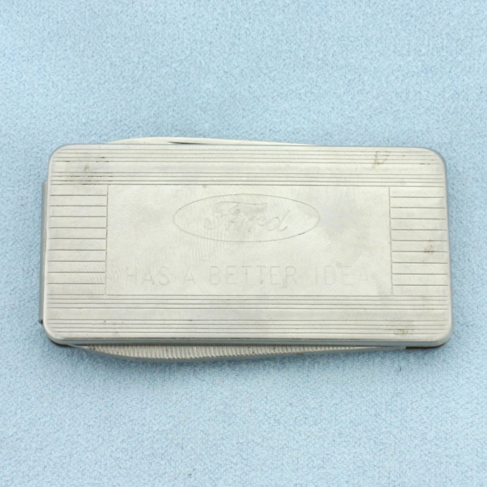 Vintage Ford Money Clip with Knife and File (1 of 3)