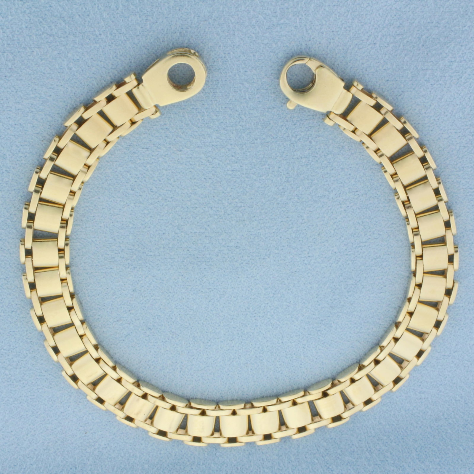 Italian Presidential Link Bracelet in 14k Yellow Gold (1 of 2)