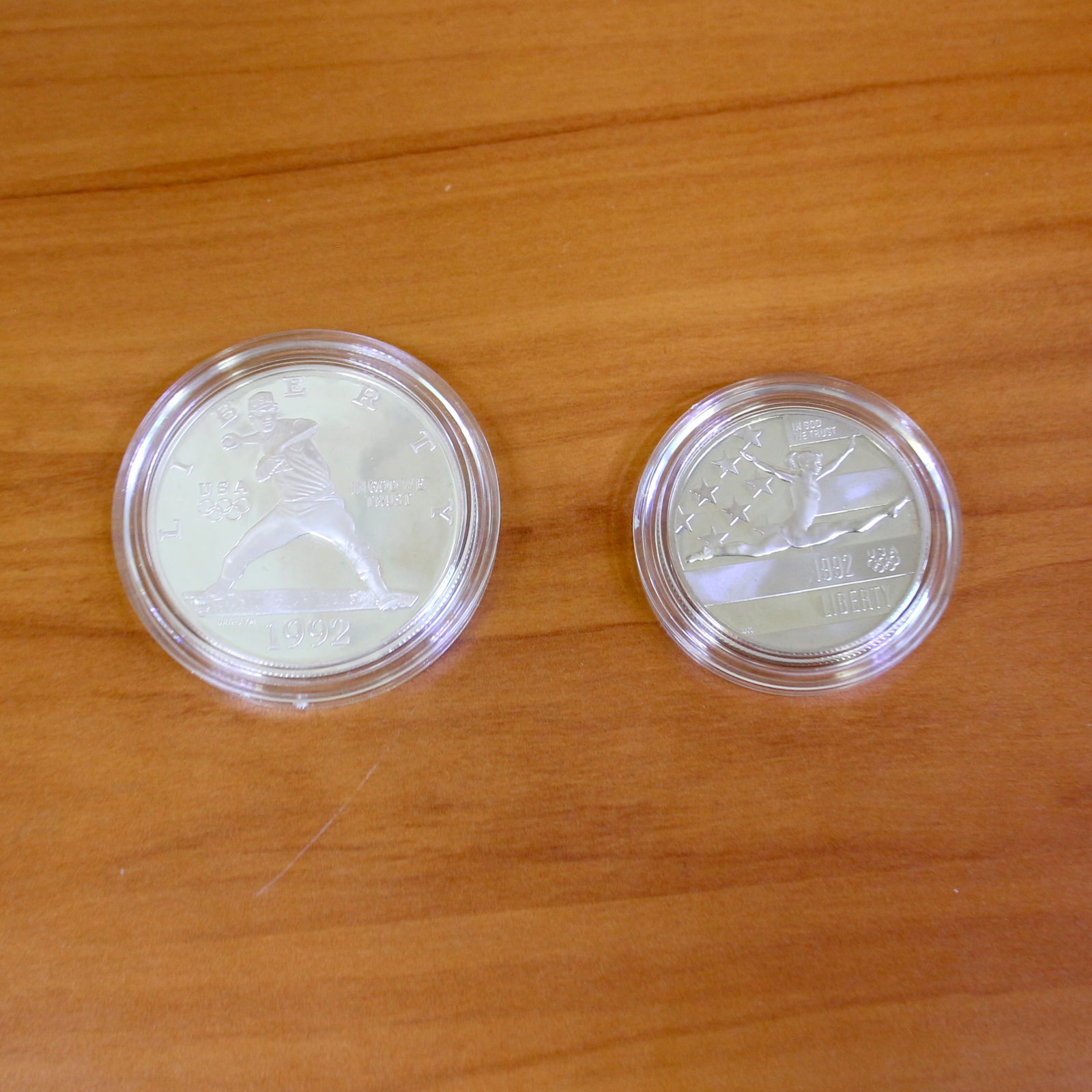 US Mint Olympic Silver Proof Coin Set OGP - 2