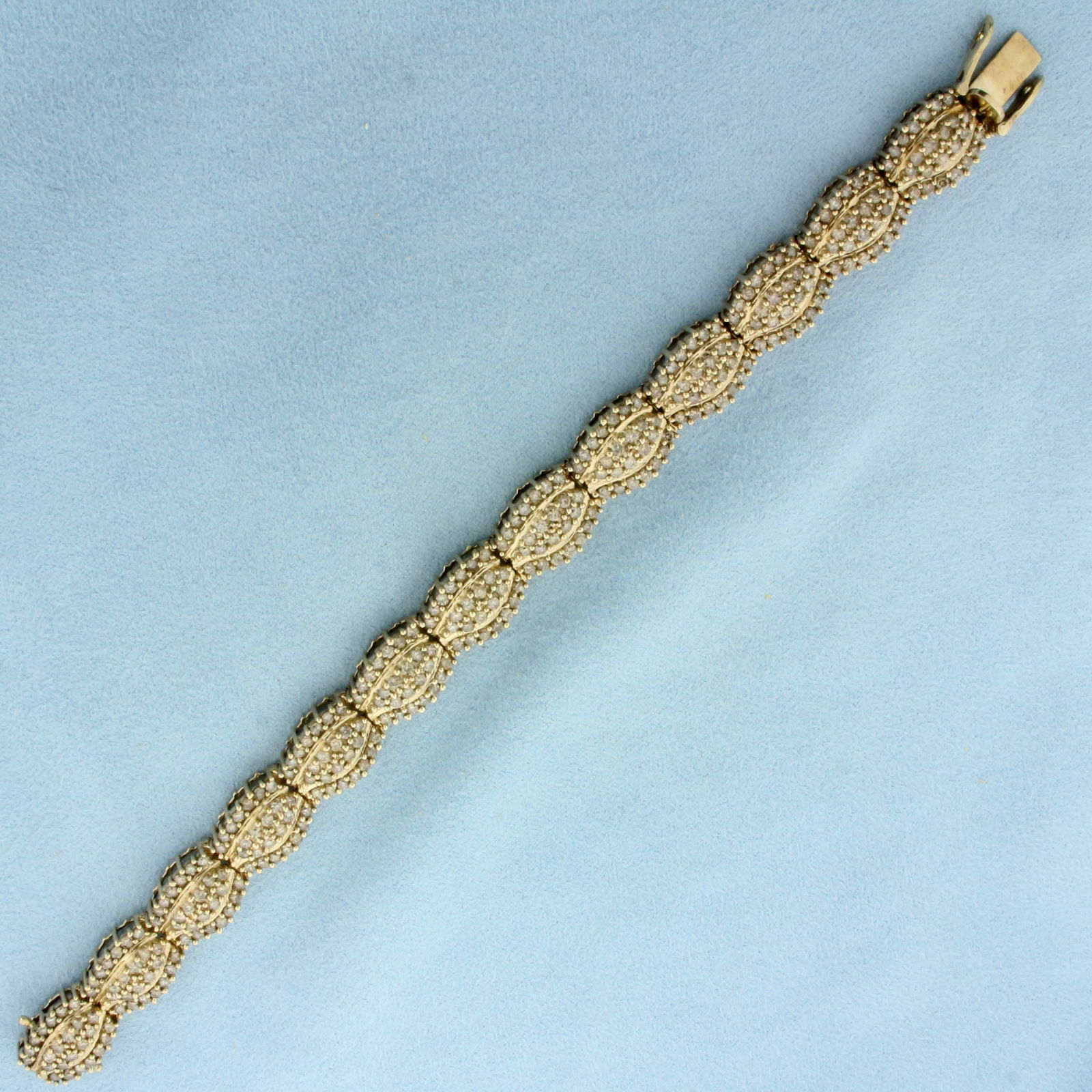 Champagne Diamond Bracelet in 10k Yellow Gold (1 of 2)
