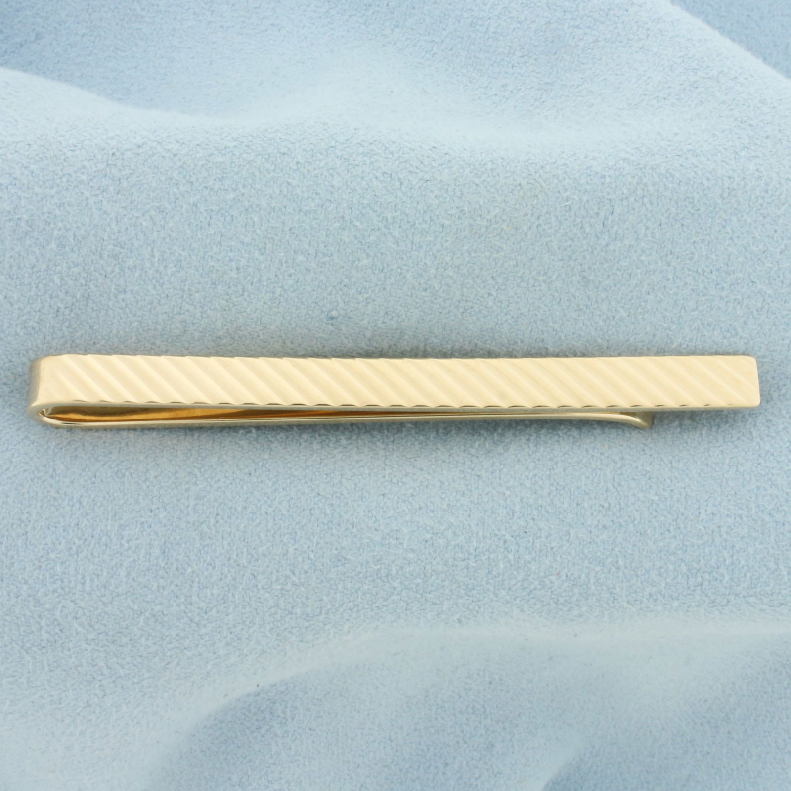 Numbered Tiffany & Co Tie Clip in 14k Yellow Gold (1 of 3)