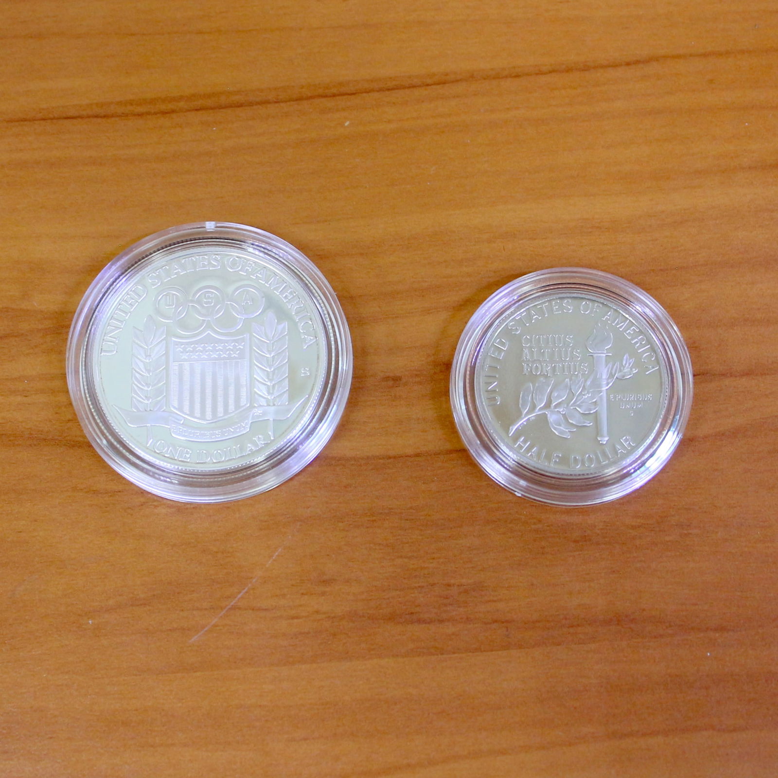 US Mint Olympic Silver Proof Coin Set OGP - 3