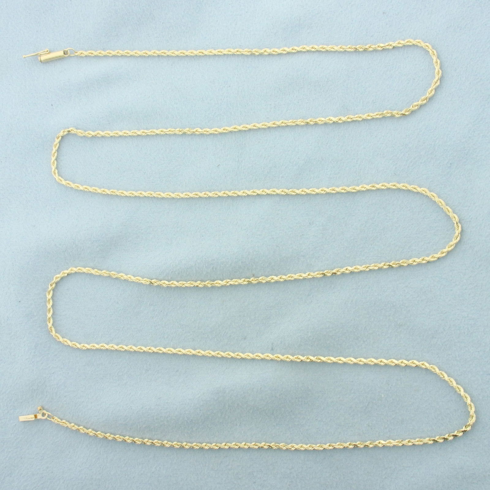 30 Inch Rope Link Chain Necklace in 14k Yellow Gold (1 of 2)