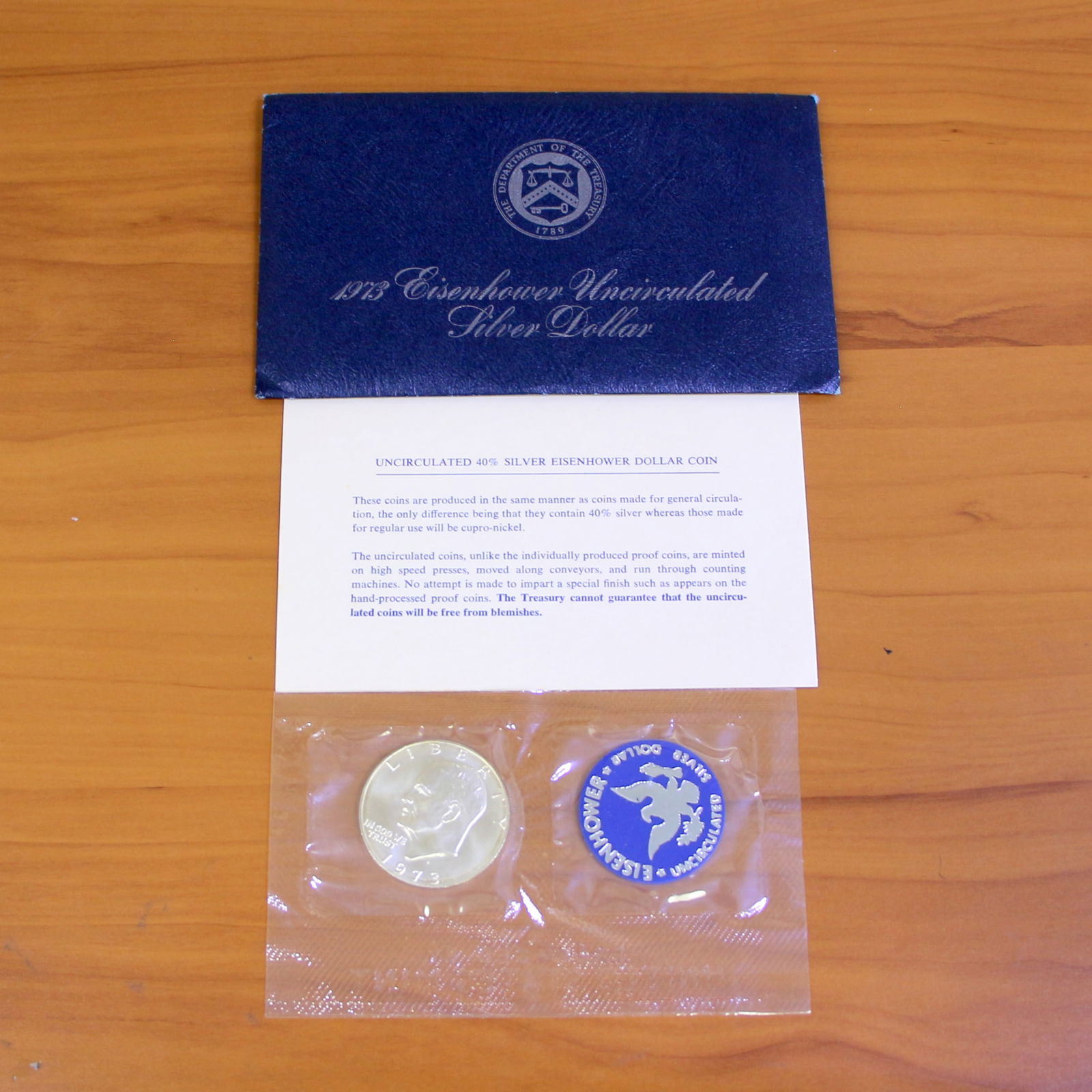Uncirculated Silver Eisenhower Dollar Coin OGP (1 of 3)