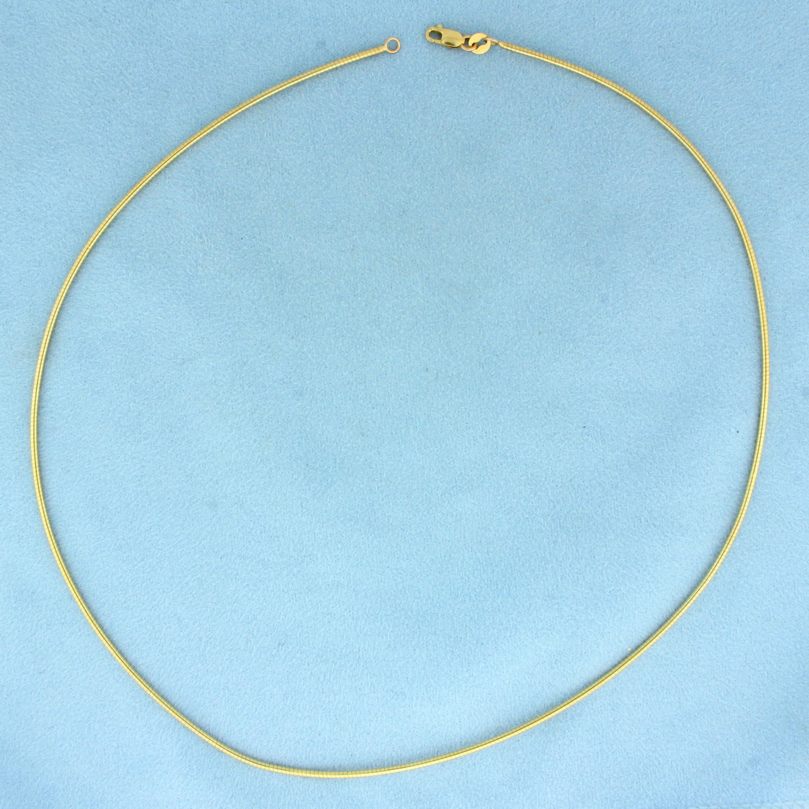 18 Inch Snake Link Chain Necklace in 14k Yellow Gold (1 of 2)