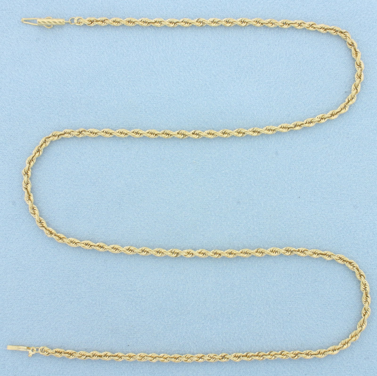 18 Inch Rope Link Chain Necklace in 18k Yellow Gold (1 of 2)