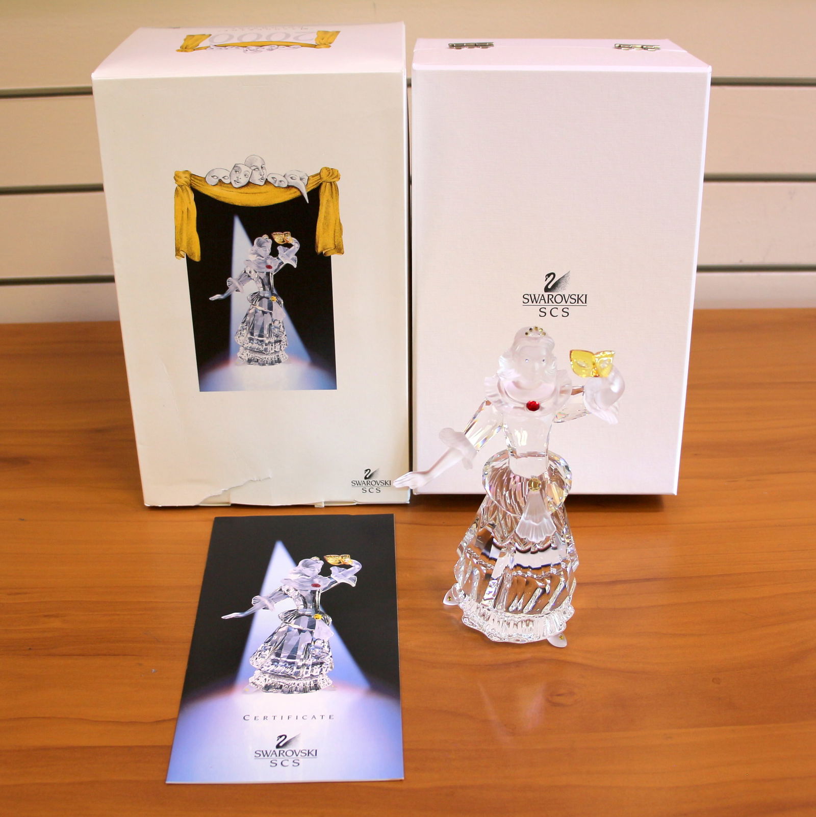 Swarovski Crystal 242032 Columbine with Box and COA (1 of 4)