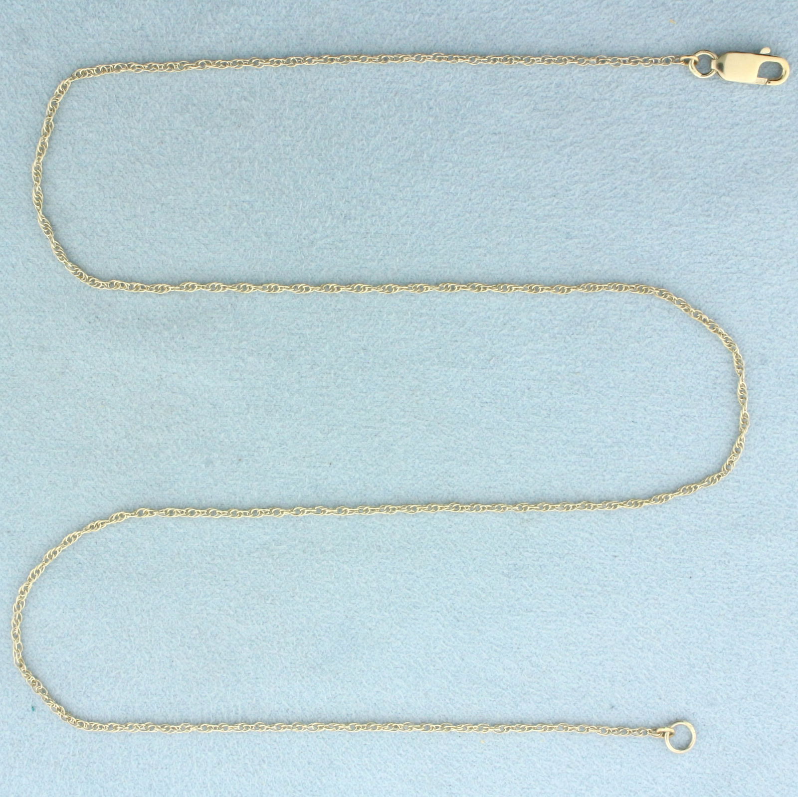 19 Inch Prince of Wales Link Chain Necklace in 14k White Gold (1 of 2)