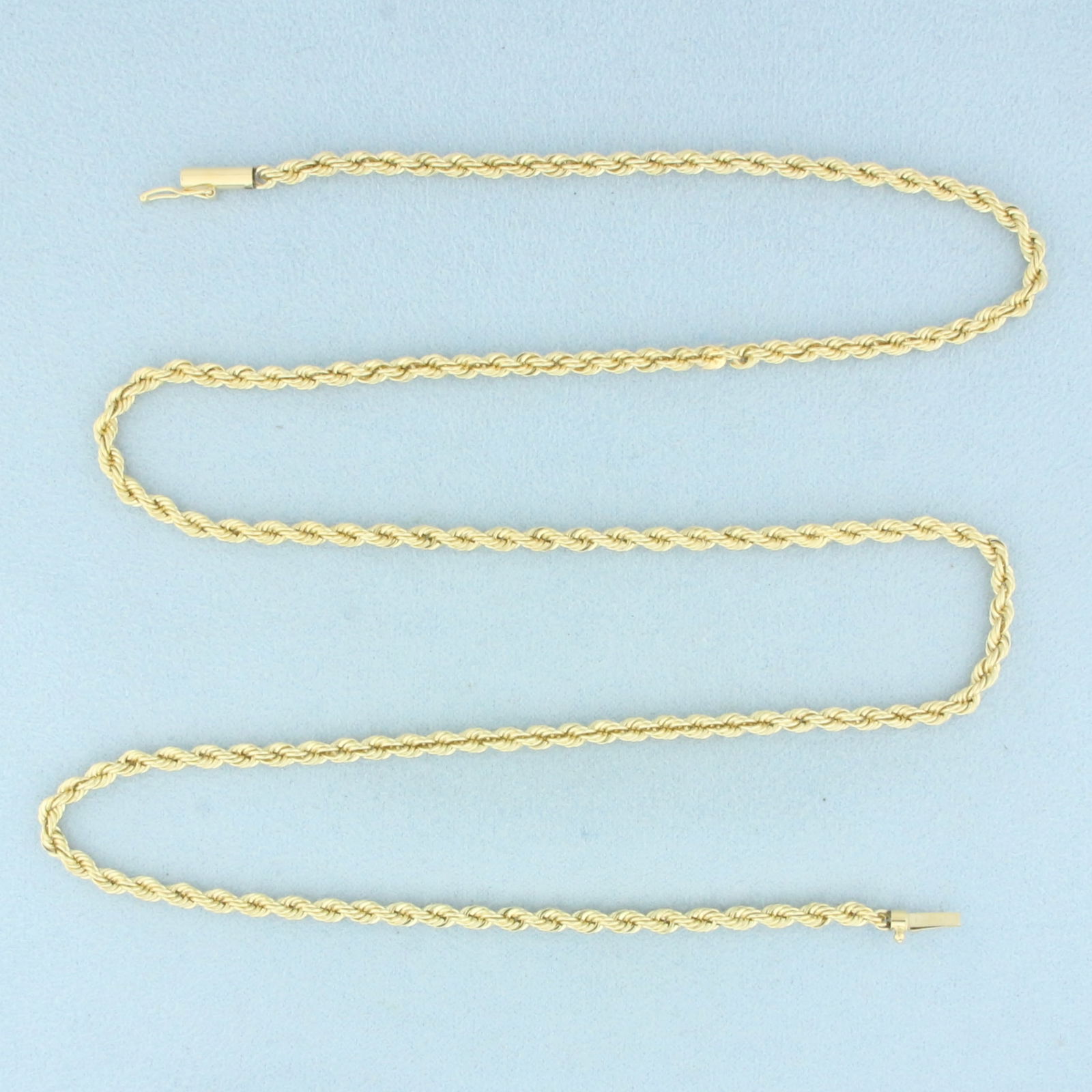 24 Inch Rope Link Chain Necklace in 14k Yellow Gold (1 of 2)